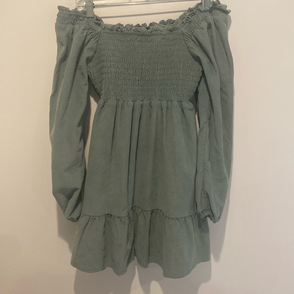 American Eagle smocked corduroy dress